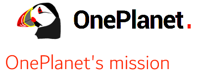 OnePlanet Environmental English logo